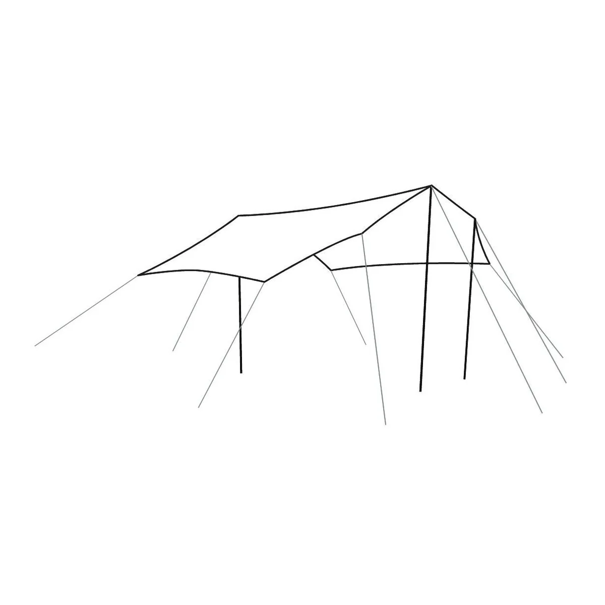 Outwell Canopy Tarp Shelter Free Standing / Porch Large - Image 3