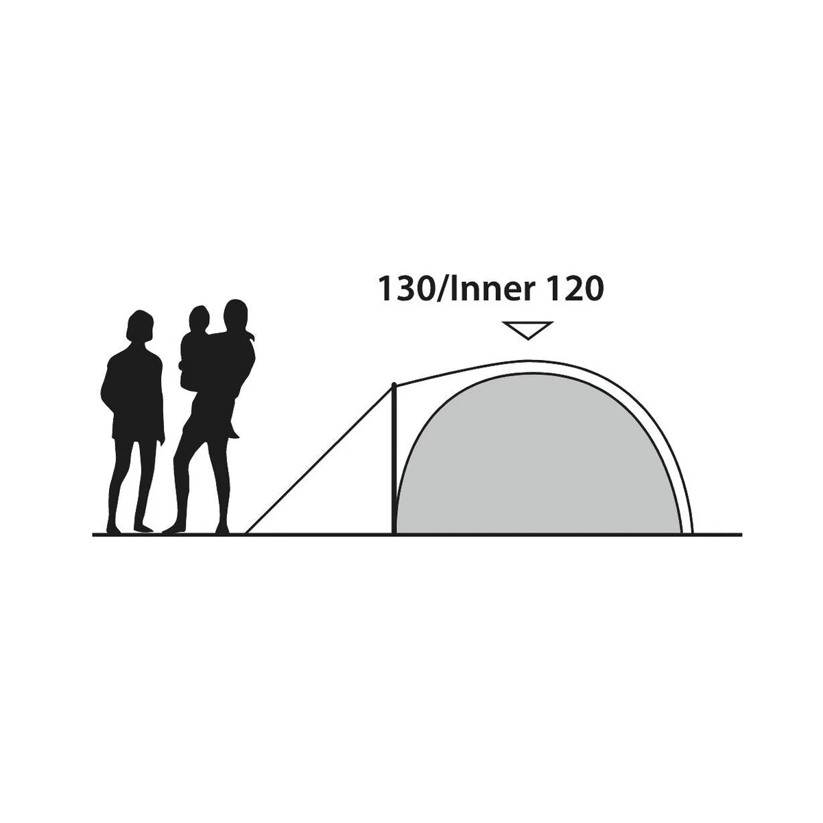 Outwell Cloud 3 Dome Tent 3 Berth - Image 21