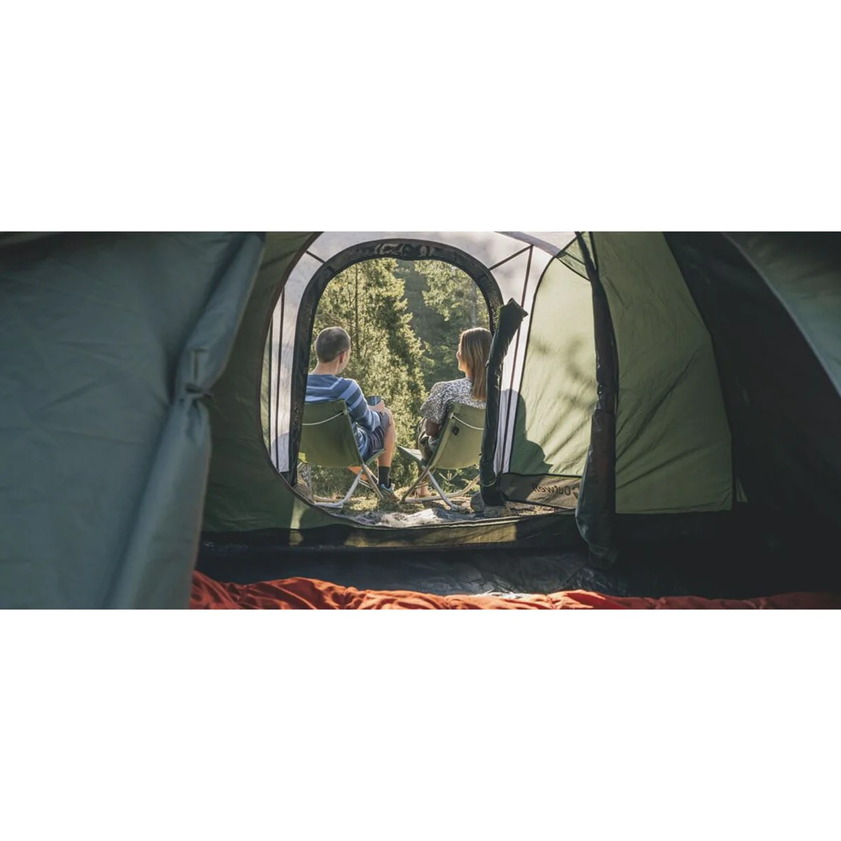 Outwell Cloud 4 Person Two Room Dome Tent 4 Berth inc Sealed Grounsheet - Image 3