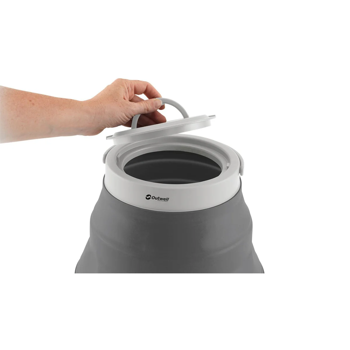 Outwell Collaps Water Carrier 12 L Grey Mist Collapsible Camping - Image 2