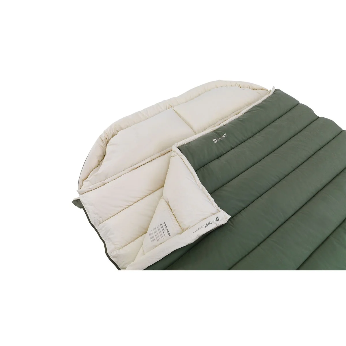 Outwell Constellation Lux Double Green Sleeping Bag 3-4 Season - Image 3