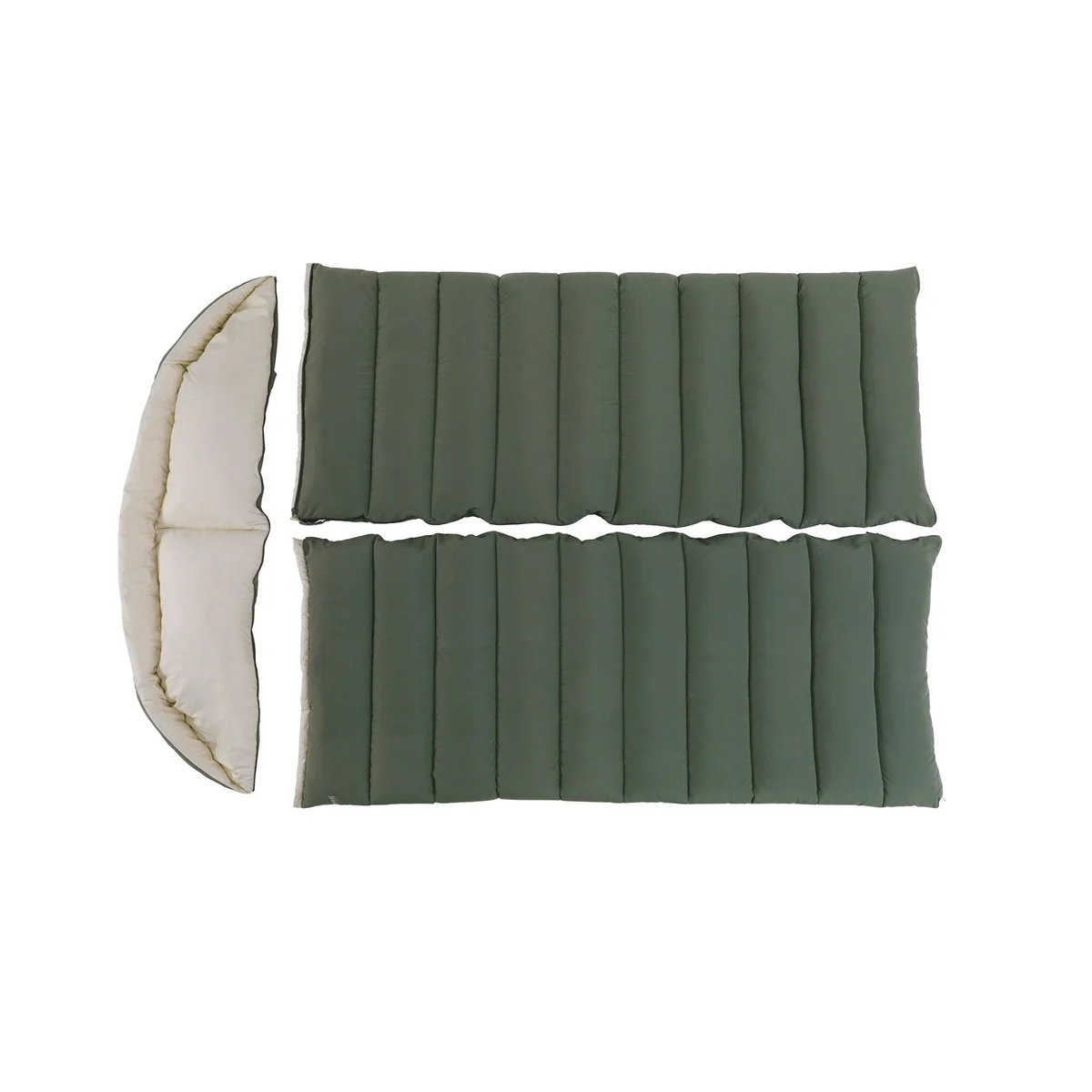 Outwell Constellation Lux Double Green Sleeping Bag 3-4 Season - Image 8