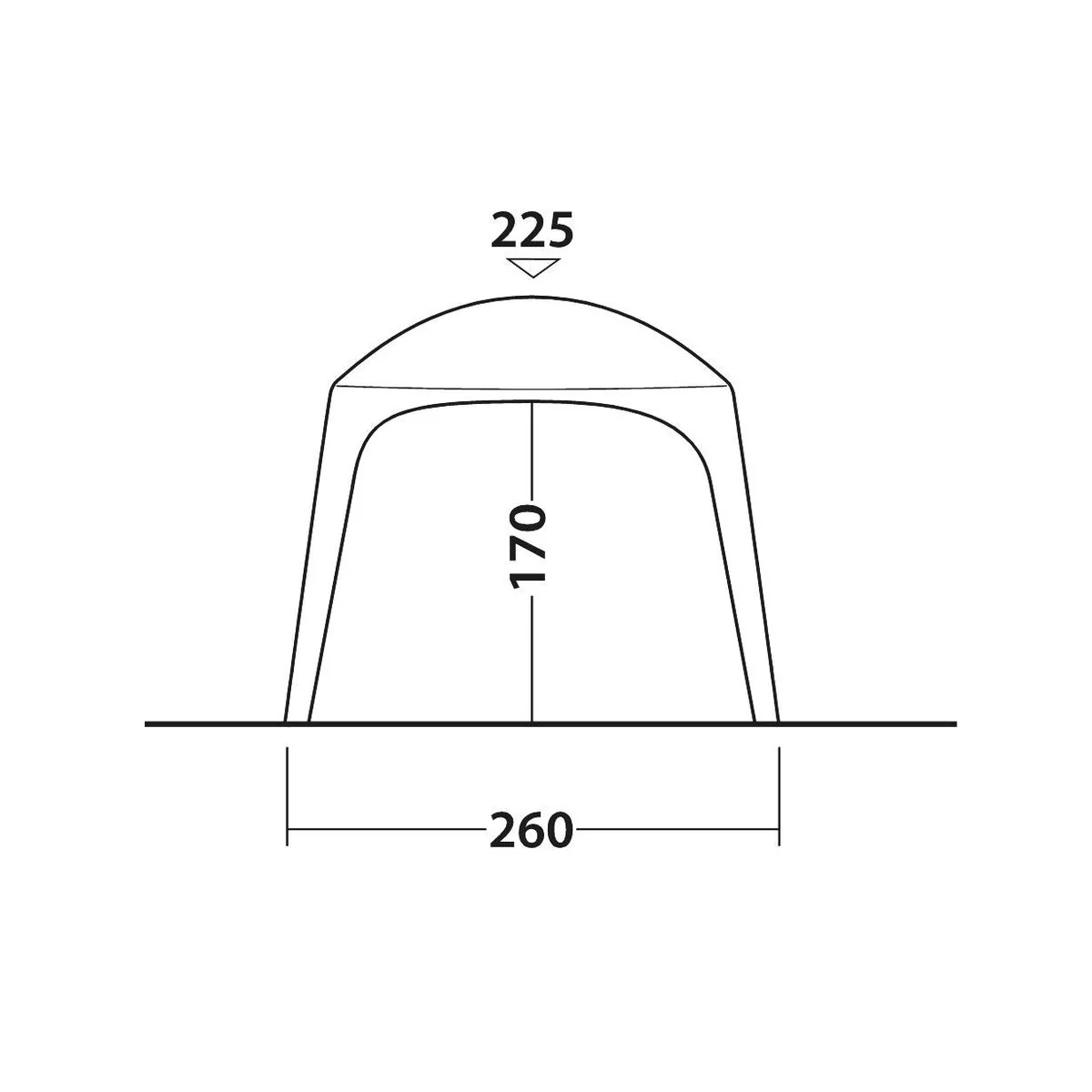 Outwell Dakota Shelter M Enclosed Event Shelter - Image 11
