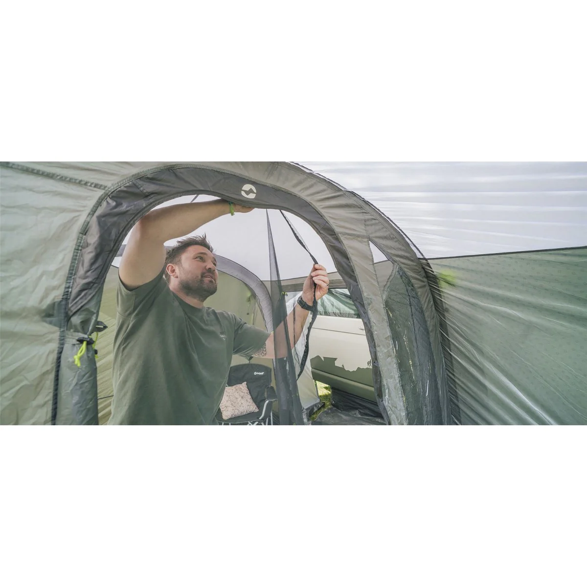 Outwell Daytona Driveaway Air Awning Grey - Image 2