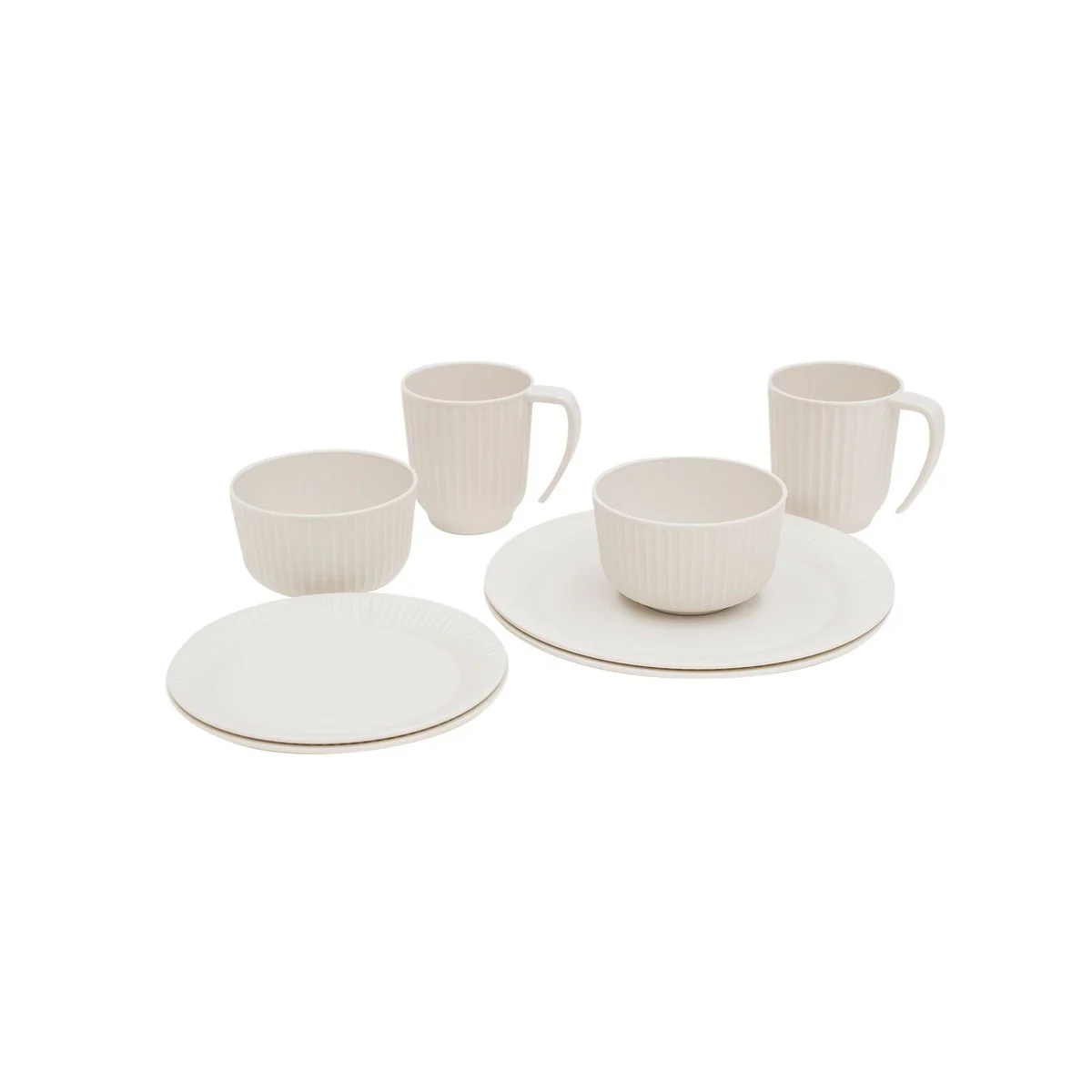 Outwell Delish 2 Person Camping Picnic Dinner Set Sandstone