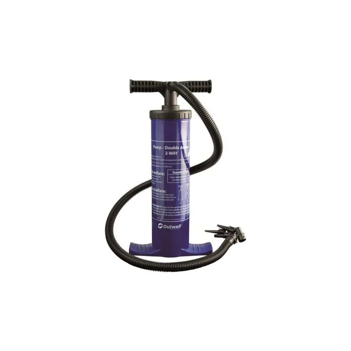 Outwell Double Action 2 Way Pump Camping Awning Bed 2 Litre Capacity