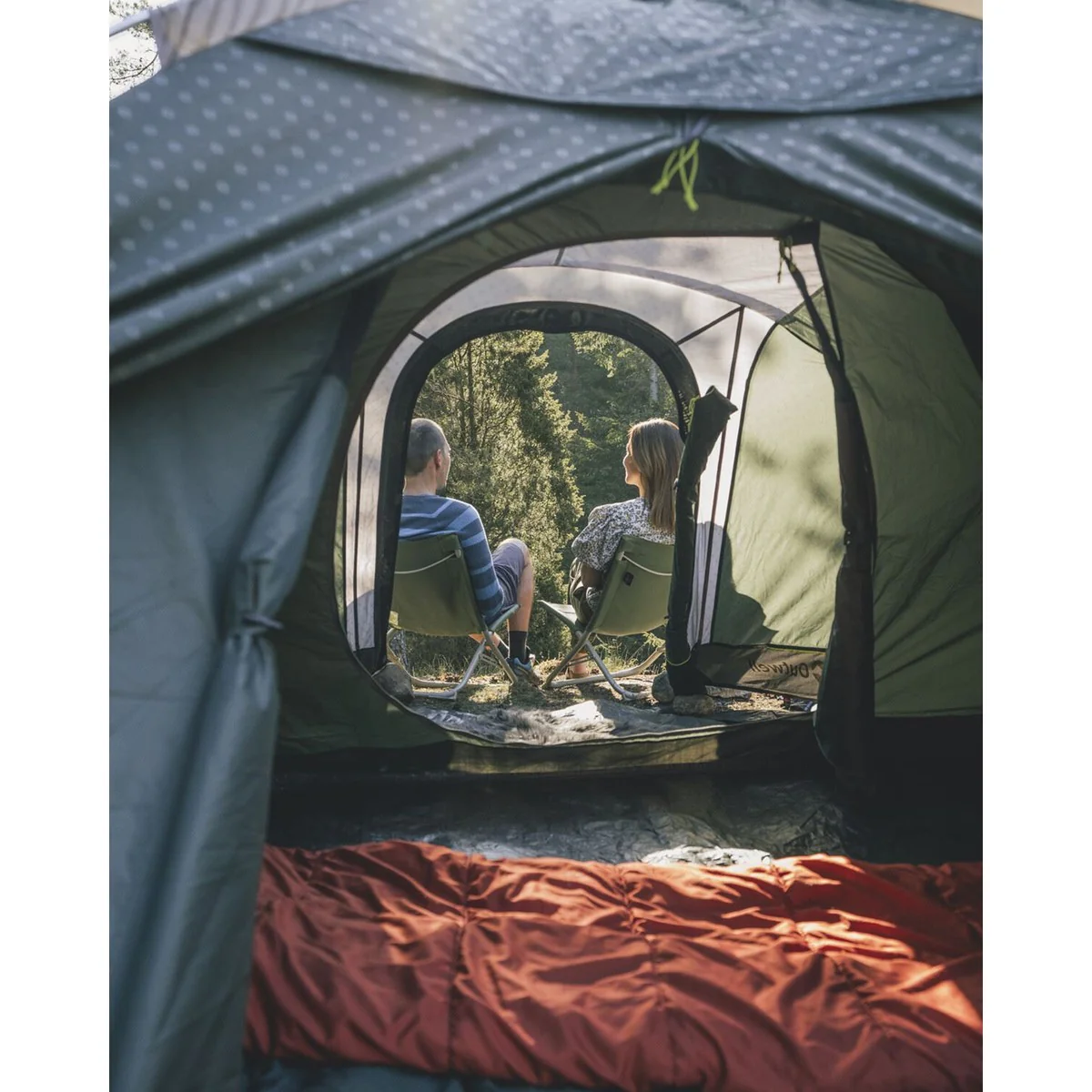 Outwell Earth 5 Plus Pole Tent Green 5 Person - Image 6