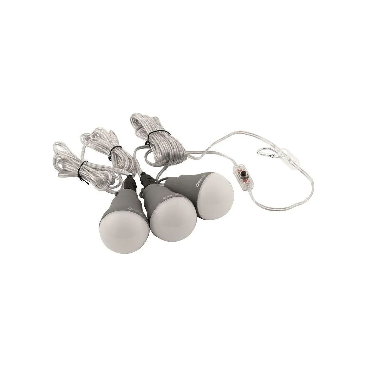 Outwell Epsilon Bulb Set of 3 Tent Awning Lights USB 12V Lighting