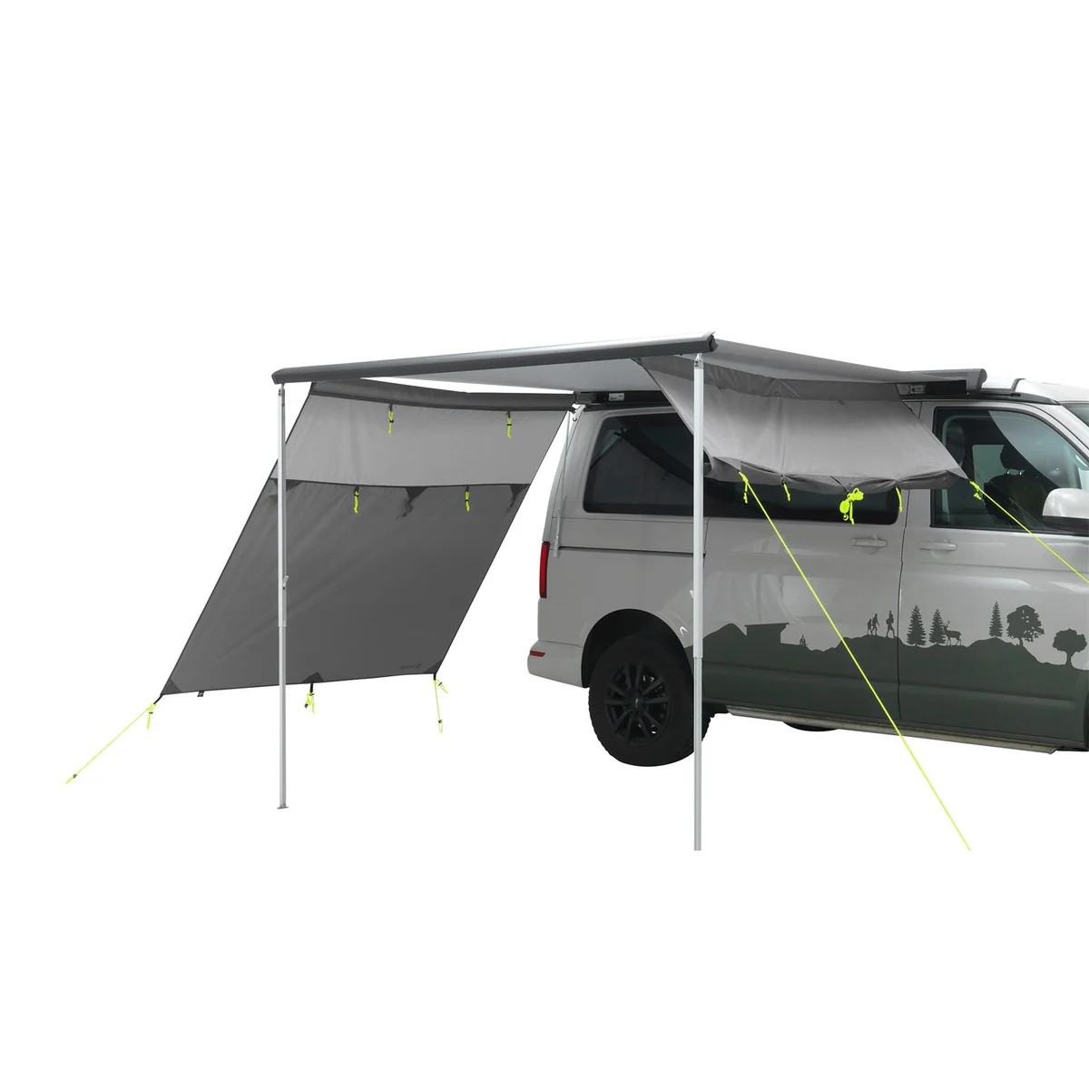 Outwell Fallcrest Side Panel Set Campervan Cassette Awning Sides - Image 2