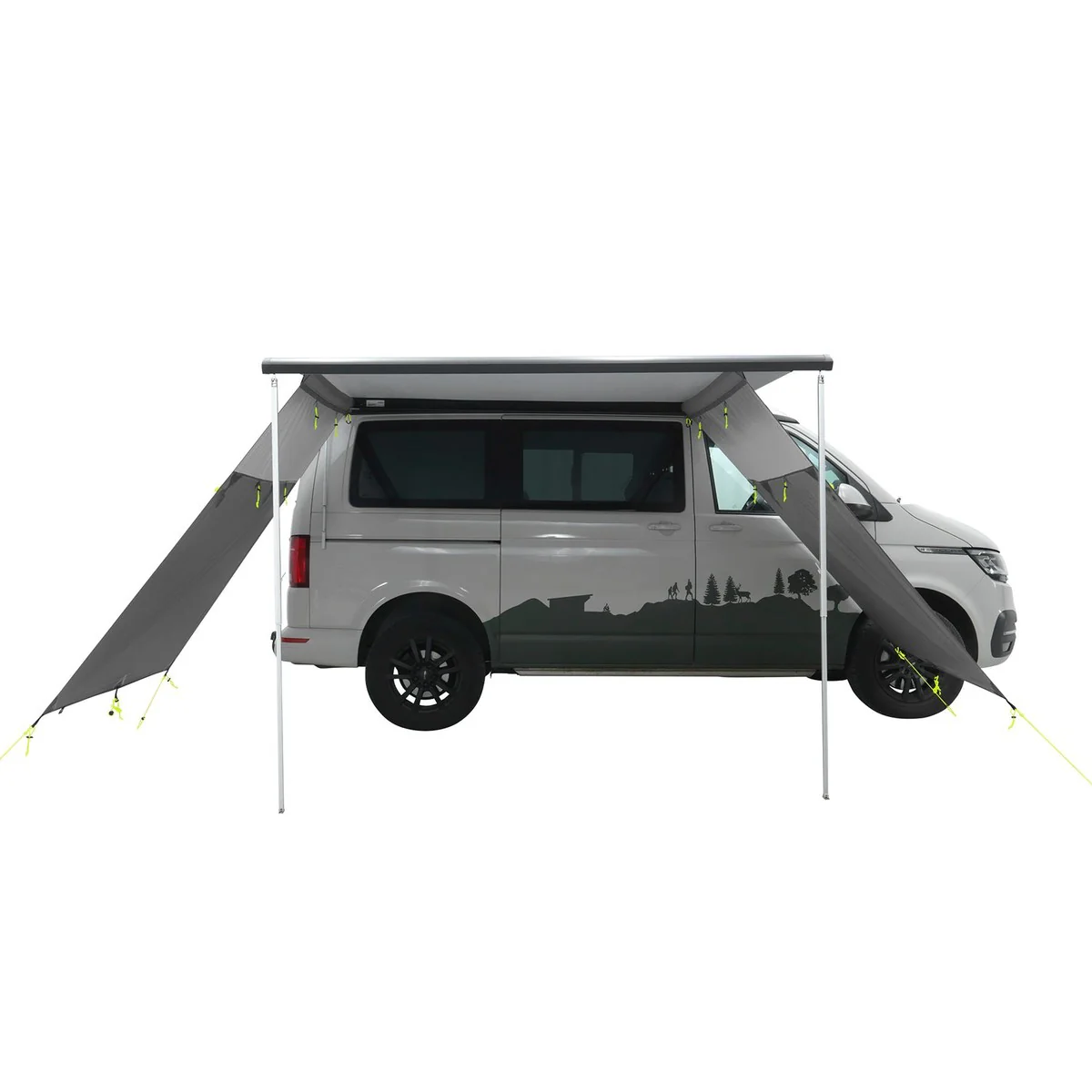 Outwell Fallcrest Side Panel Set Campervan Cassette Awning Sides - Image 6