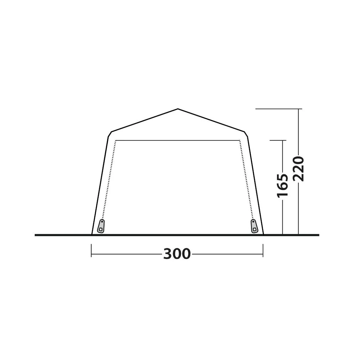 Outwell Fastlane 300 Shelter Event Shelter - Image 5