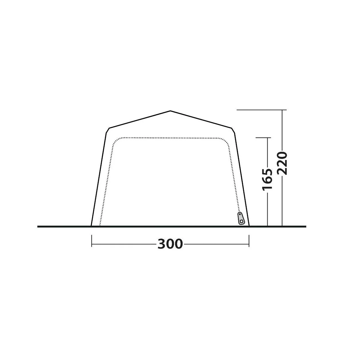 Outwell Fastlane 300 Shelter Event Shelter - Image 6