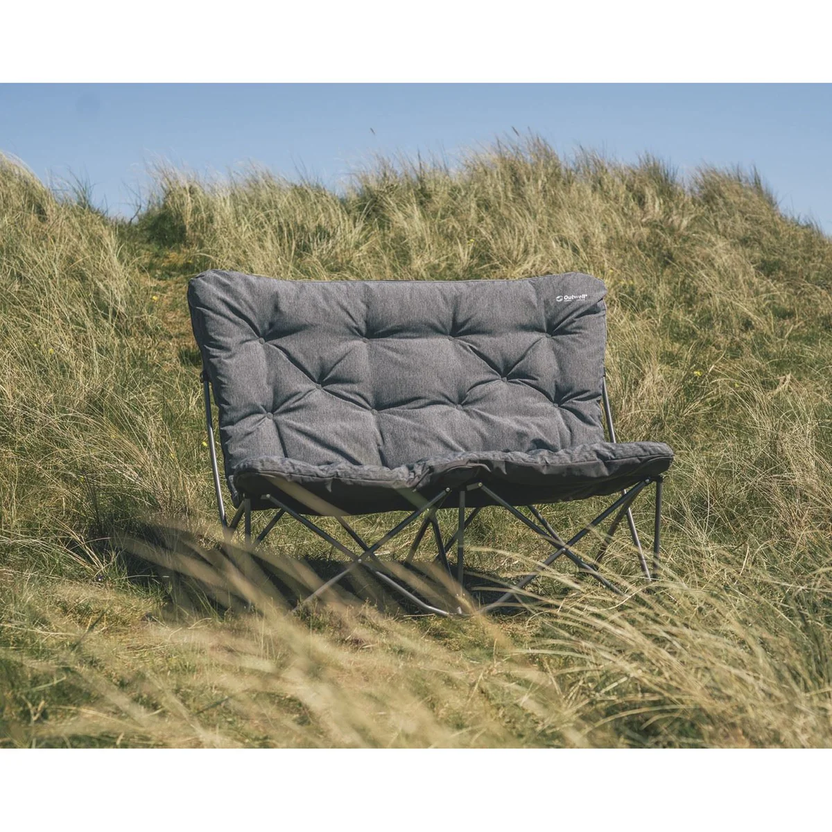 Outwell Fremont Lake Sofa Padded Foldable Two Seater Chair Camping - Image 2