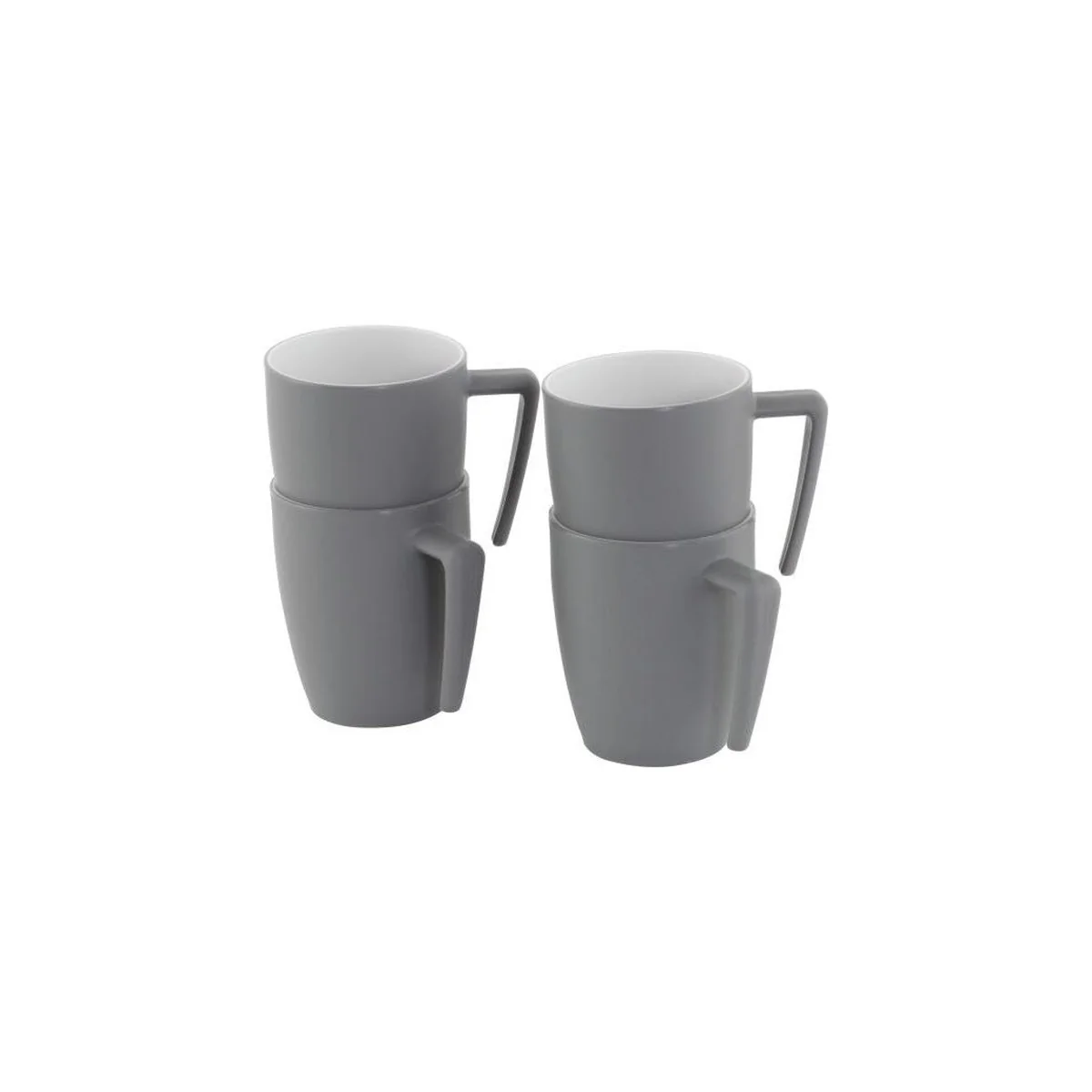 Outwell Gala 4 Person Camping Mug Set Grey Mist - Image 2