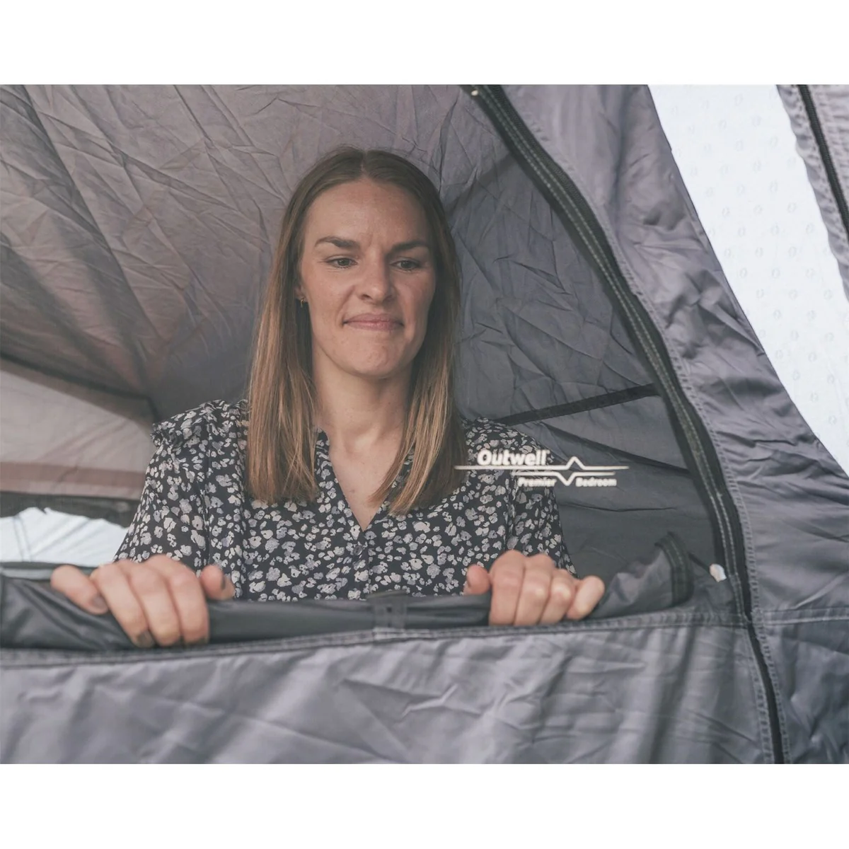Outwell Monterey 5 Air 5 Berth Three Room Tunnel Tent - Image 11