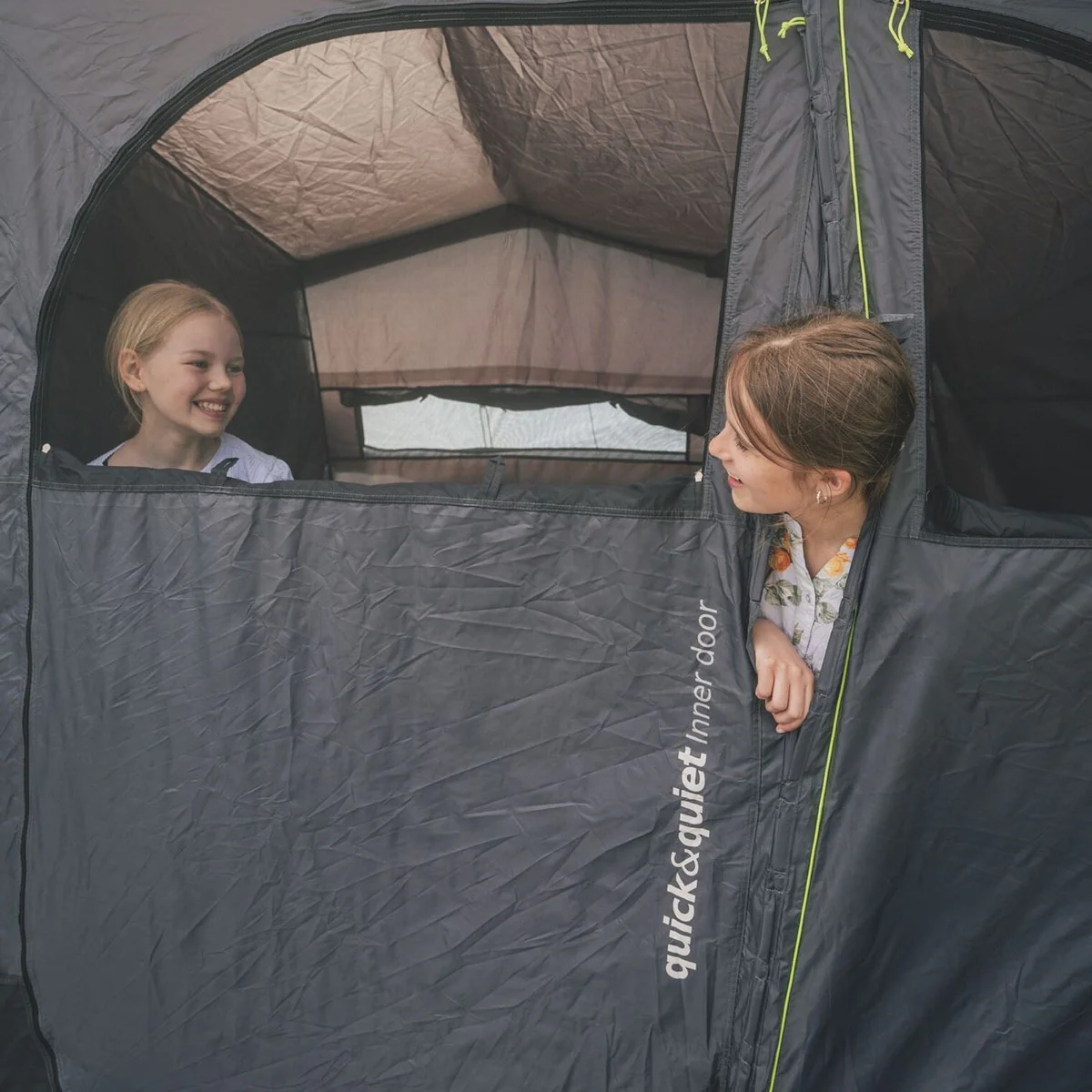 Outwell Monterey 5 Air 5 Berth Three Room Tunnel Tent - Image 3