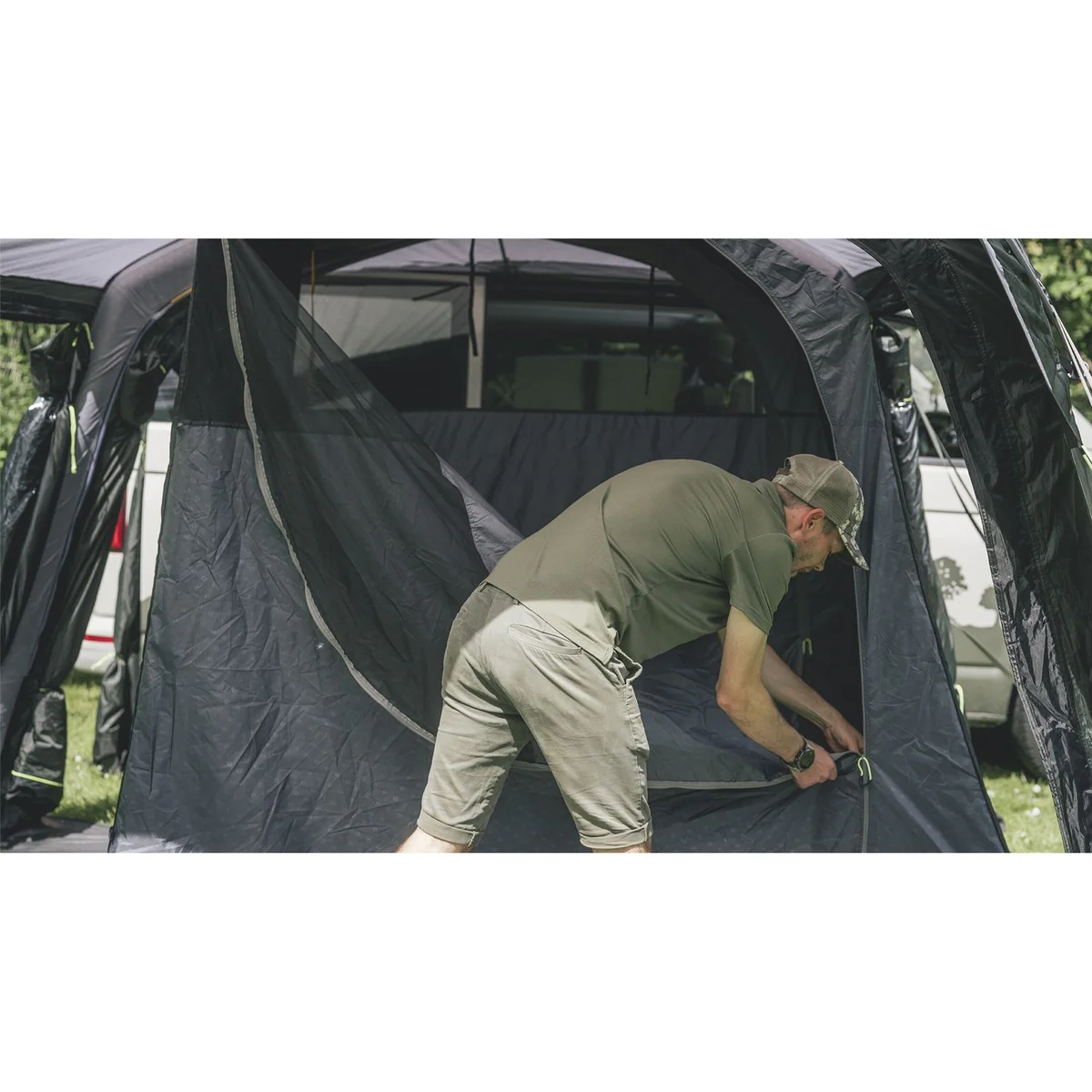 Outwell Park PowerAir Driveaway Awning Campervan 175-200cm Low - Image 11