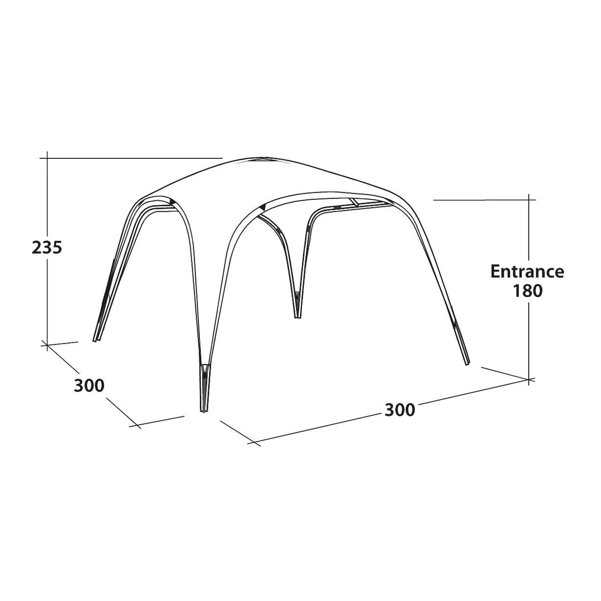 Outwell Wakefield Shelter M Event Shelter - Image 6