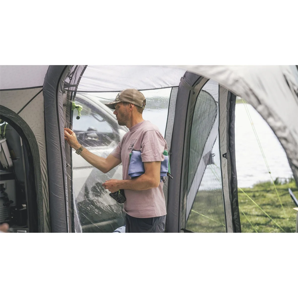 Outwell Wolfburg Air Driveaway Awning Campervan 175-200cm Low - Image 6