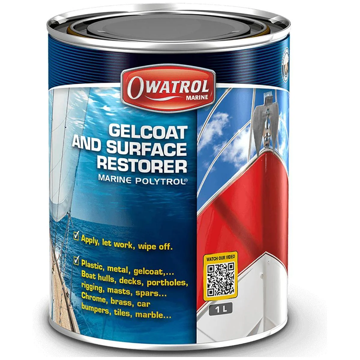 Owatrol Polytrol Paint Restorer 1 Litre for Reviving Faded Paint