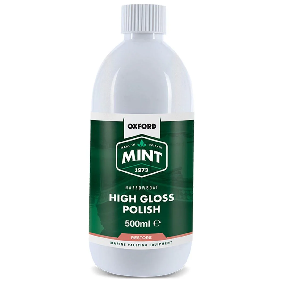 Oxford Mint Narrowboat High Gloss Polish (500ml) for a Shiny Finish