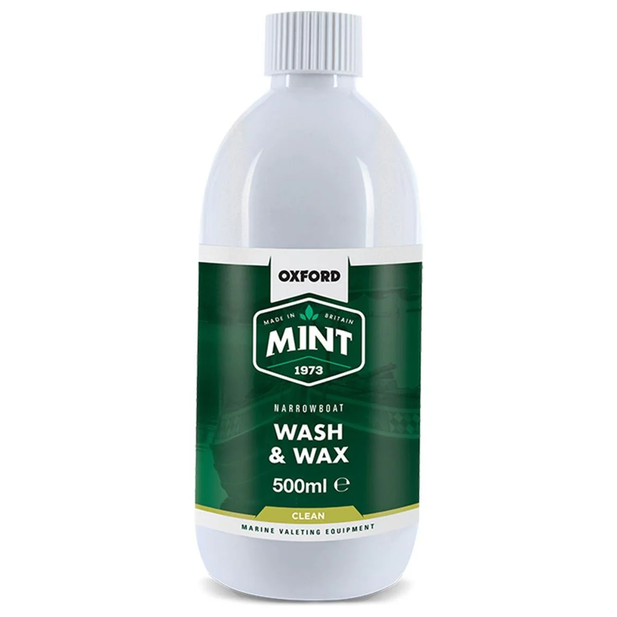 Oxford Mint Narrowboat Wash N Wax (500ml) for Convenient Cleaning