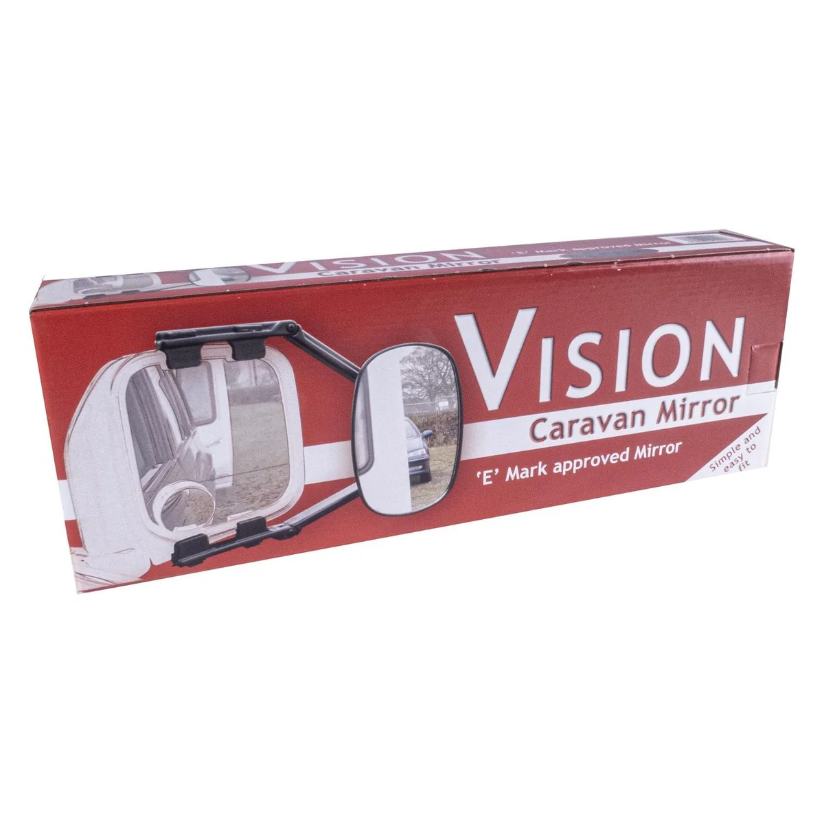Pair 4x4 Van Caravan Trailer Motorhome Towing Mirrors Vision E Approved - Image 5