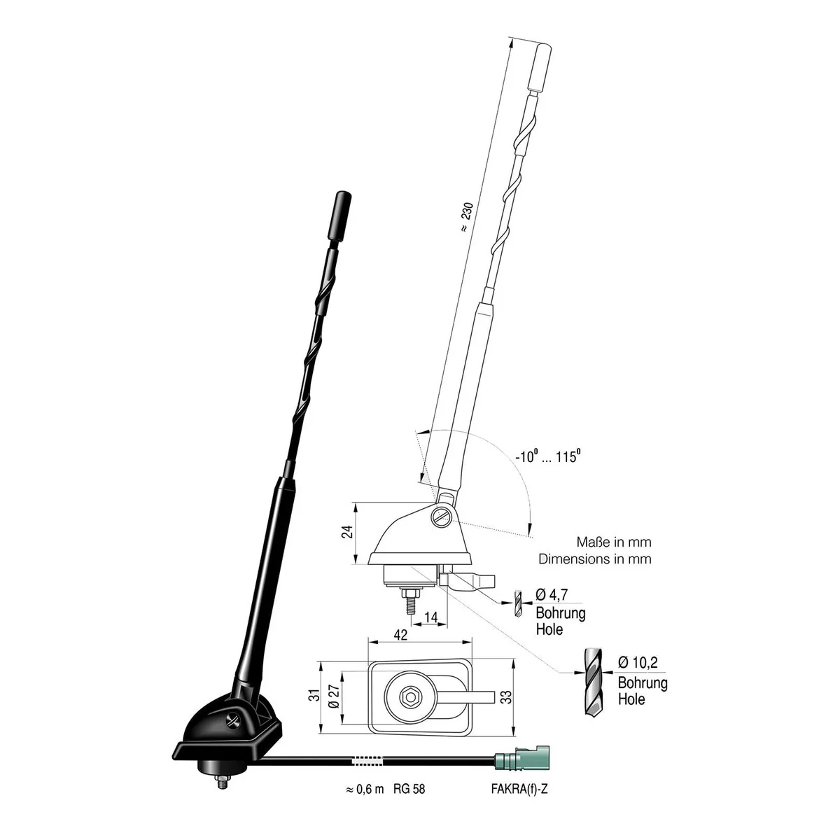 Passive Roof Antenna Use With As2611 PA15013940XX - Image 3