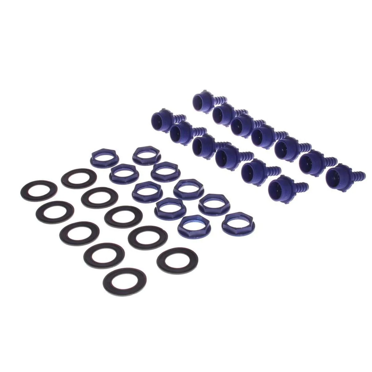 Plastic 10mm Straight Connector 3/4'' BSP (Pack of 10) - Image 2
