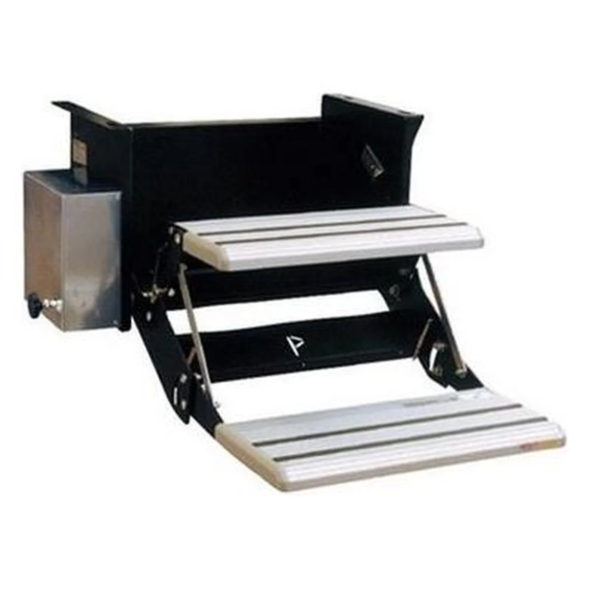 Project 2000 12V Electric Double Step With Disappearing Motion Motorhome