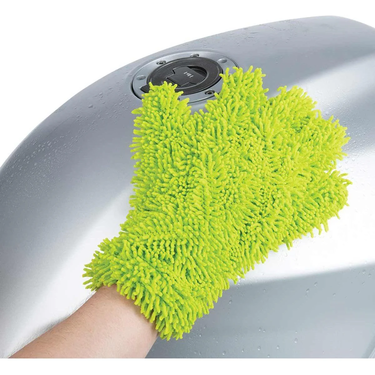 Protect Your Car's Paint with Oxford Microfibre Noodle Wash Glove (Green)