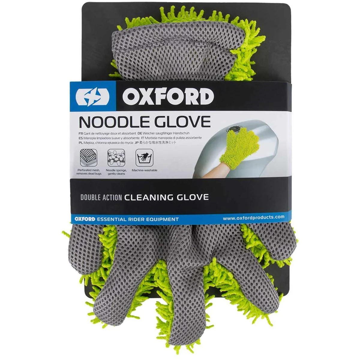 Protect Your Car's Paint with Oxford Microfibre Noodle Wash Glove (Green) - Image 2