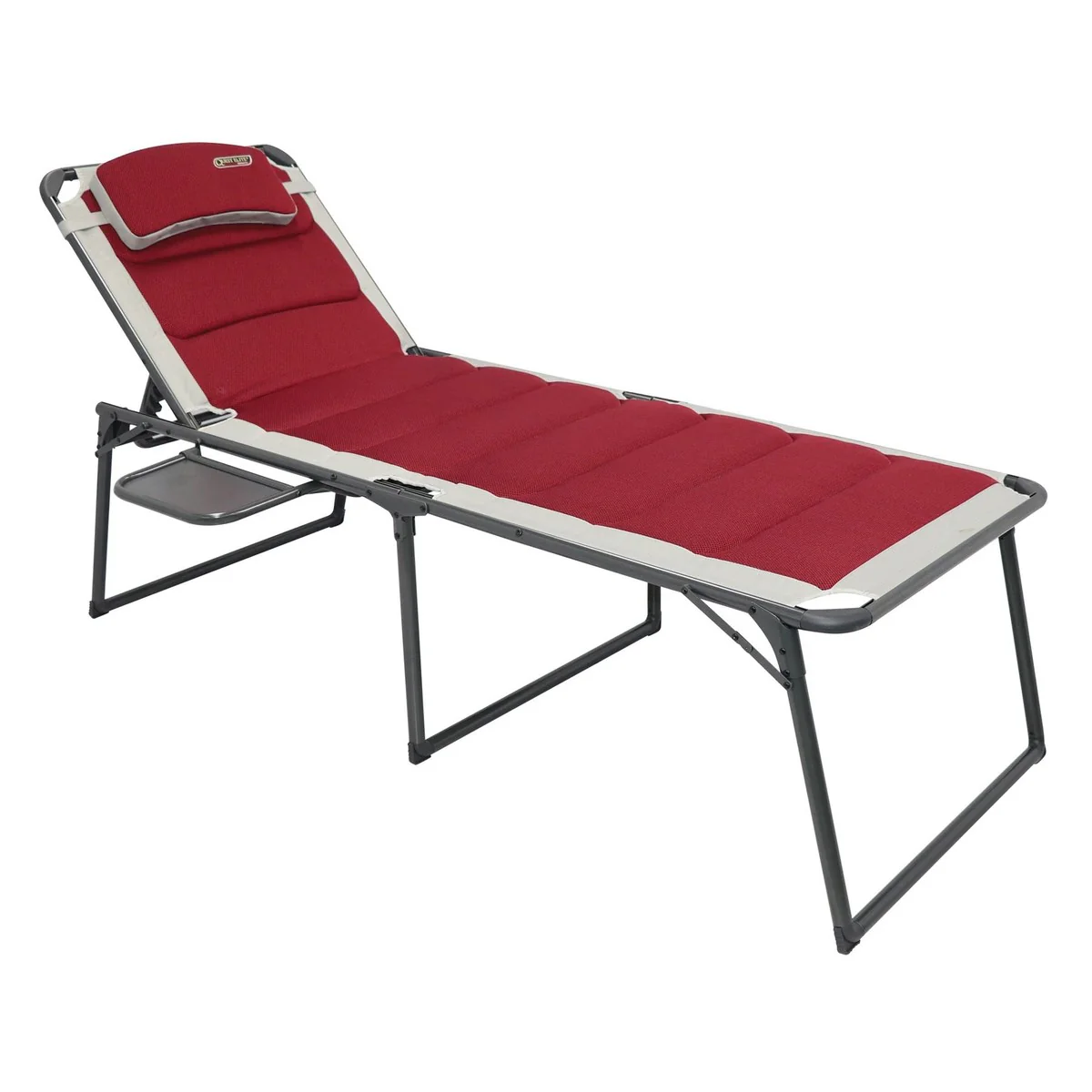 Quest Bordeaux Pro Lounge Sun Bed with side table - Image 5
