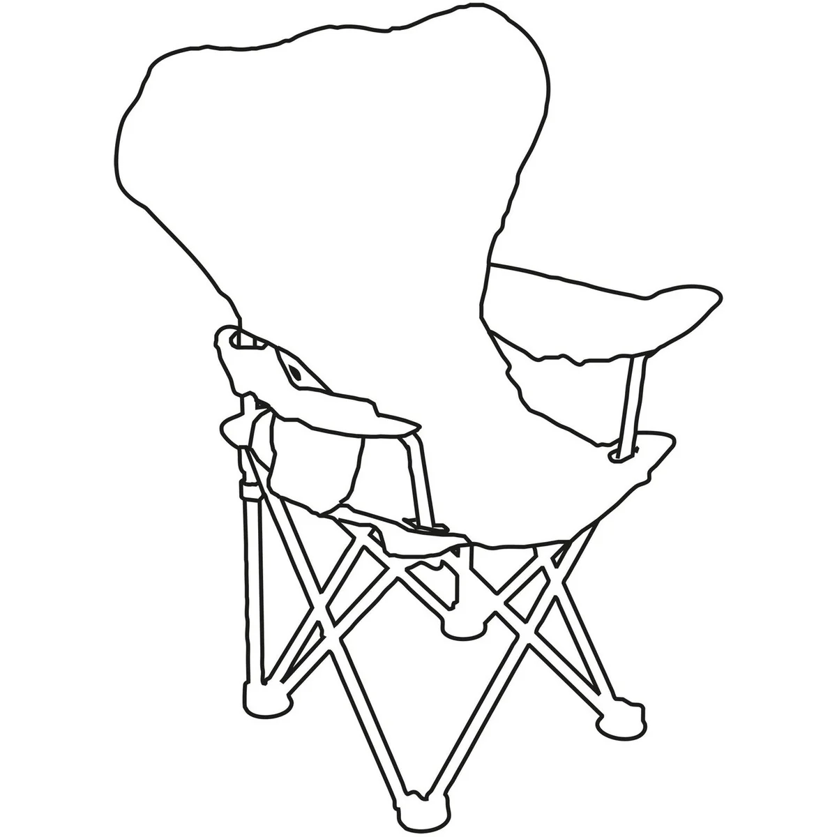 Quest Childrens Monkey Fun Folding Chair 5203m - Image 4