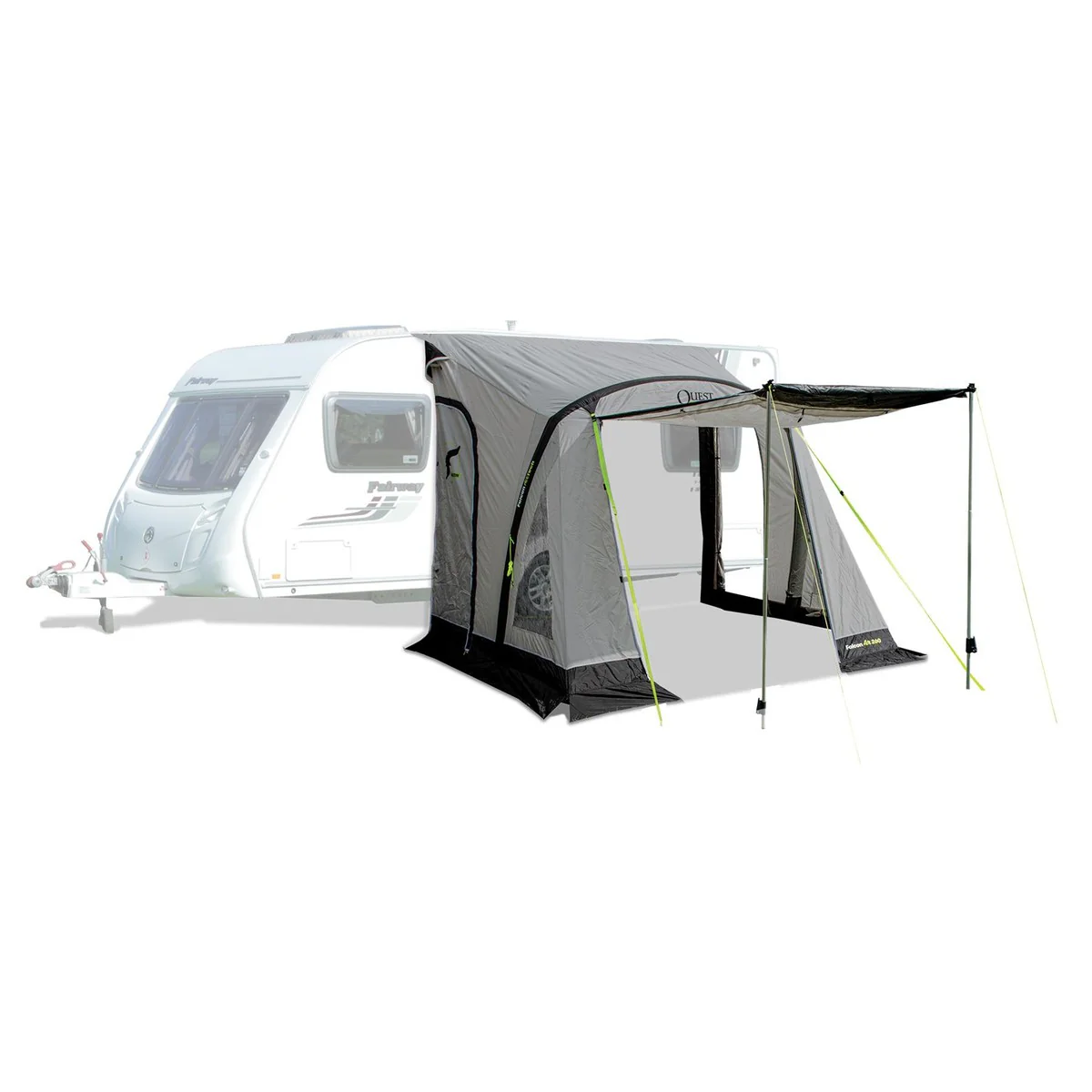 Quest Falcon Pro 260 Air Porch Caravan Awning Grey