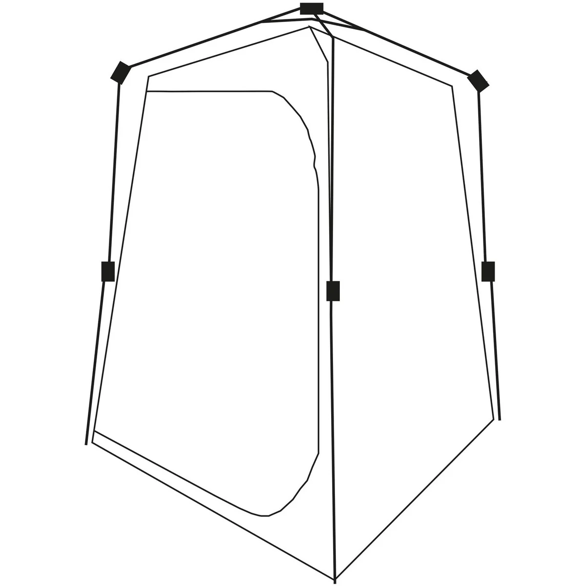 Quest Instant Utility and Toilet Tent Grey - Image 2