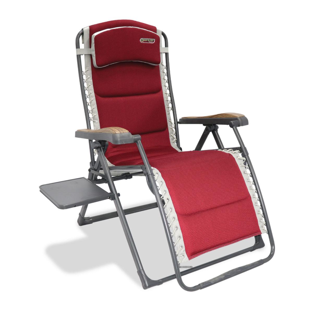 Quest Leisure Bordeaux Pro Relax XL Chair with Side Table - Image 2