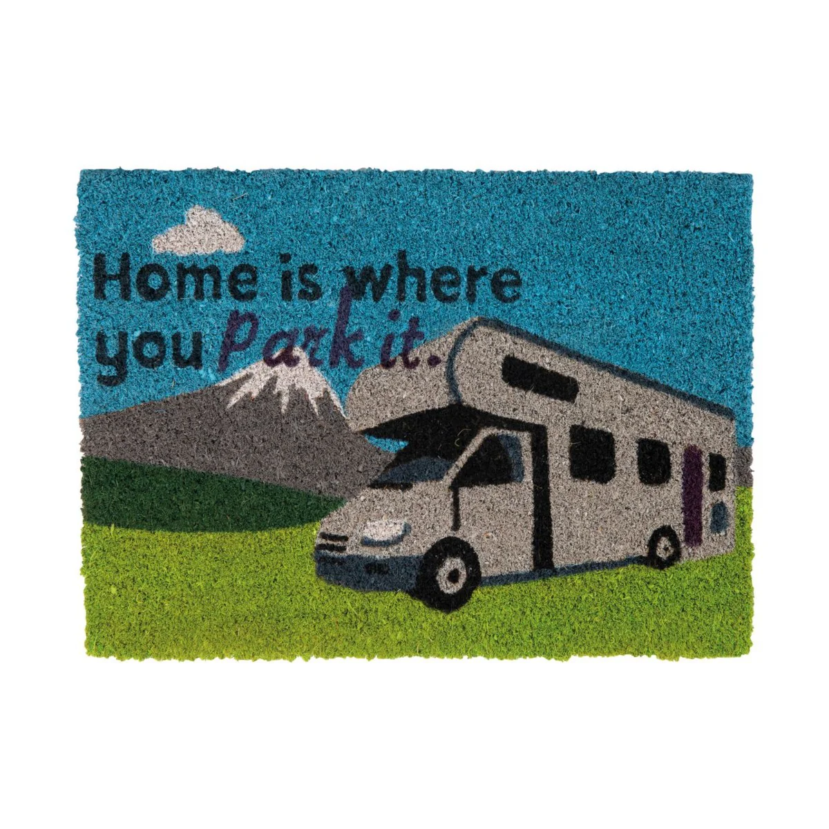 Quest Motorhome Door Mat Home Is Where You Park It Outdoor Heavy Duty Coir