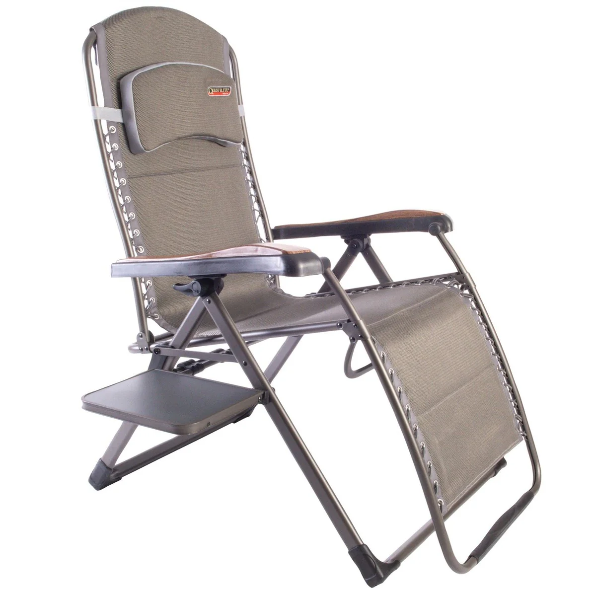 Quest Naples Pro Relax XL Camping Caravan Chair with Side Table - Image 3