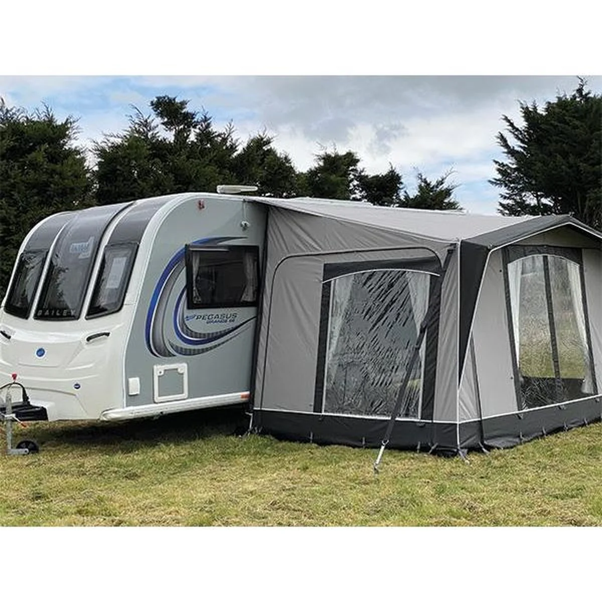 Quest Premium Steel Poled Kensington Caravan Porch Awning Any Season - Image 5