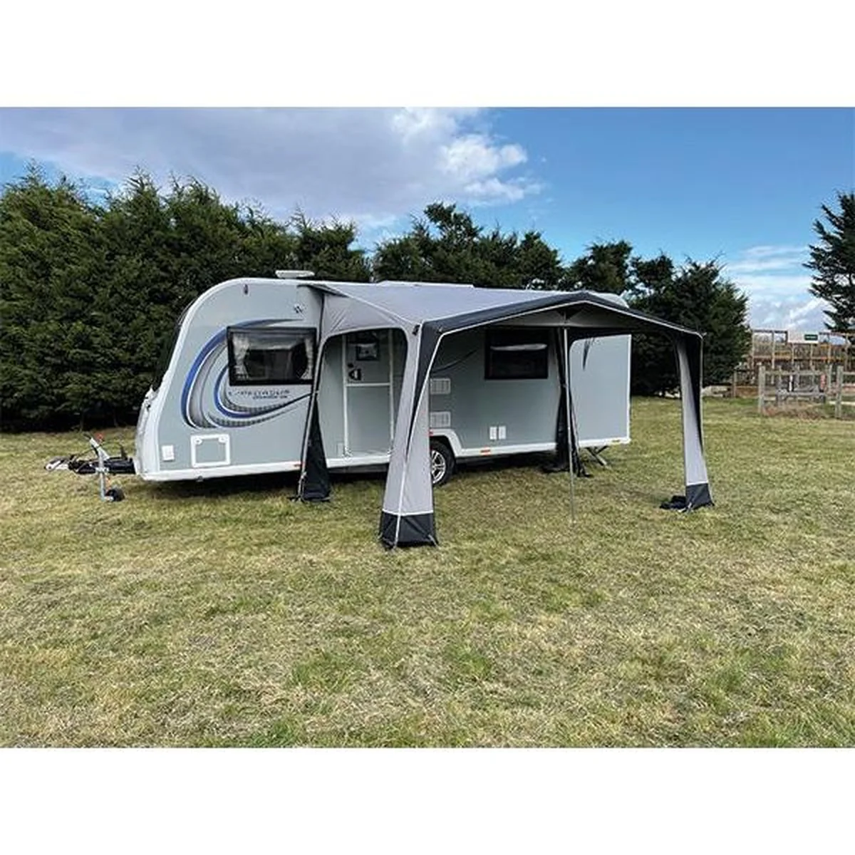 Quest Premium Steel Poled Kensington Caravan Porch Awning Any Season - Image 7