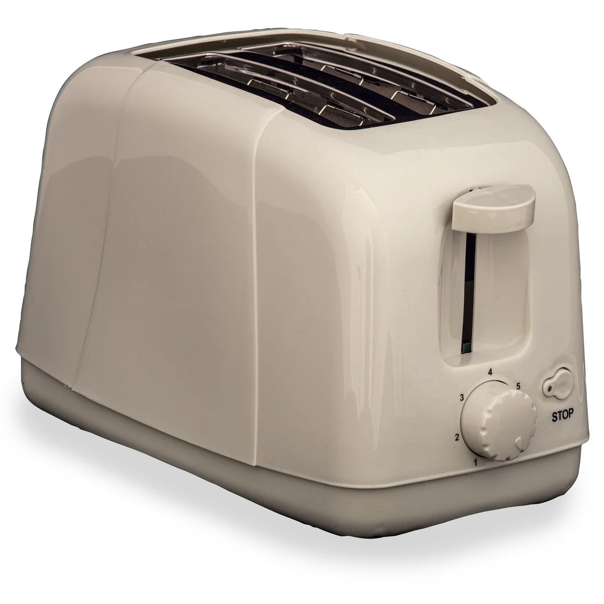 Quest Scotsman 2 Slice Caravan Motorhome Low Wattage Toaster - Cream