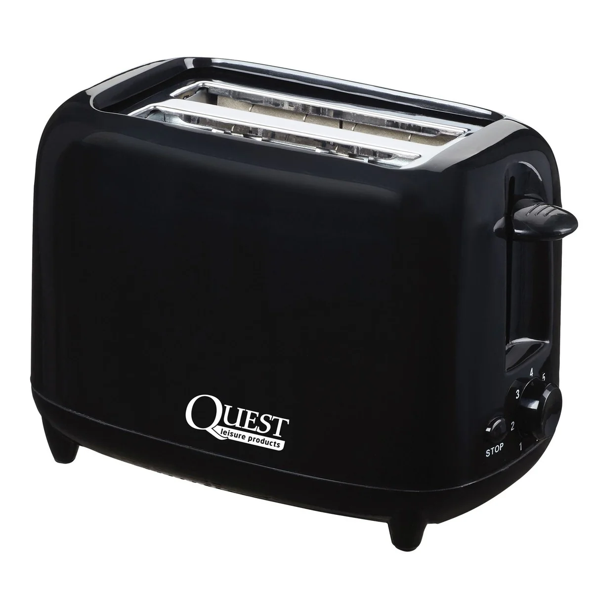 Quest Scotsman 2 Slice Caravan Motorhome Low Wattage Toaster - White - Image 2