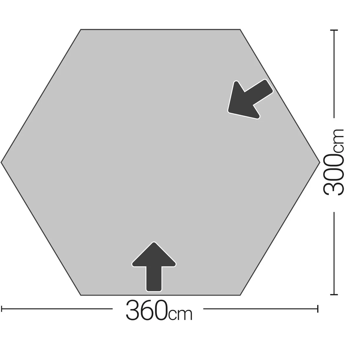 Quest Screen house 6 Pro pop up Gazebo (Grey) - Image 6