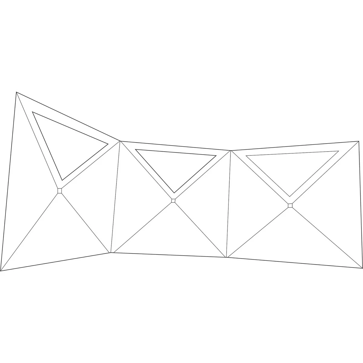 Quest Screen Shield (3 panel) Windbreak 180cm High - Image 3