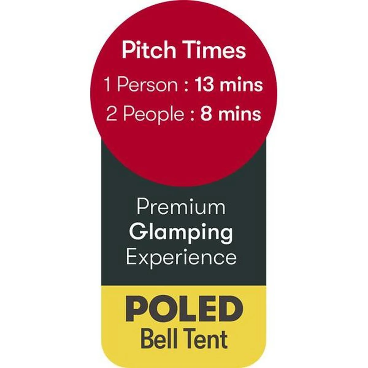 Signature Glamping Classic Bell Tent 7 Berth - Image 6