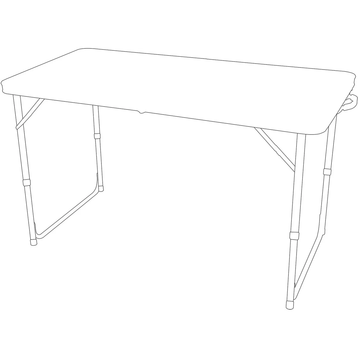 Quest Superlite Stow Folding Folding Camping Table - Image 3