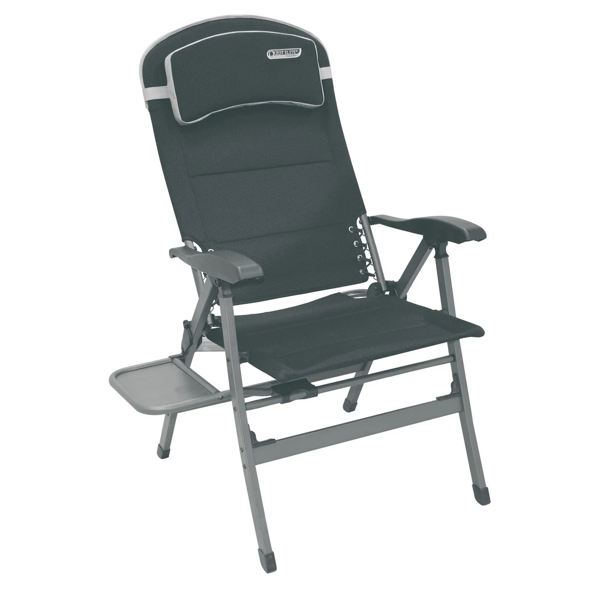 Quest Vienna Pro Comfort Camping Caravan Chair with Side Table - Image 2