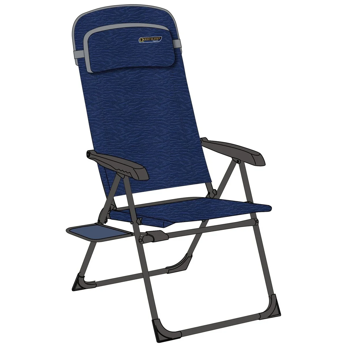 Ragley Pro Recline chair with side table F1301 - Image 4