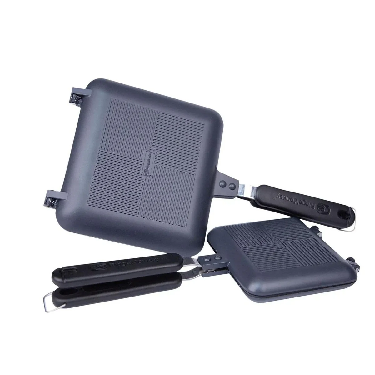 RidgeMonkey Classic Durable Aluminium Non-Stick Sandwich Toaster Granite Edition - Image 8